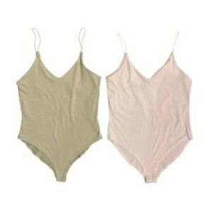 Gaze Bodysuits; Set of Two